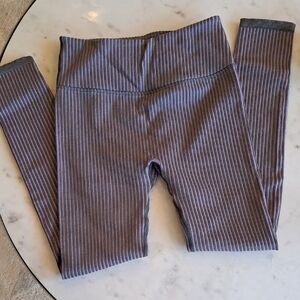 Striped Fabletics Rib Knit Leggings
